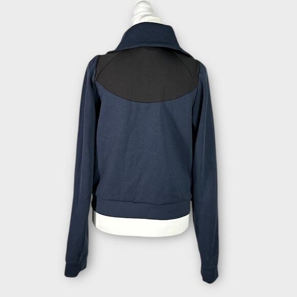 PUMA X Goop Track Jacket Women's Small Blue Black Full Zip Long Sleeve Pockets - Picture 4 of 11